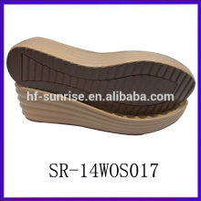 SR-14WOS017 PU Außensohle Damen PU Sohle PU Sohle Hersteller italienische PU Sohle